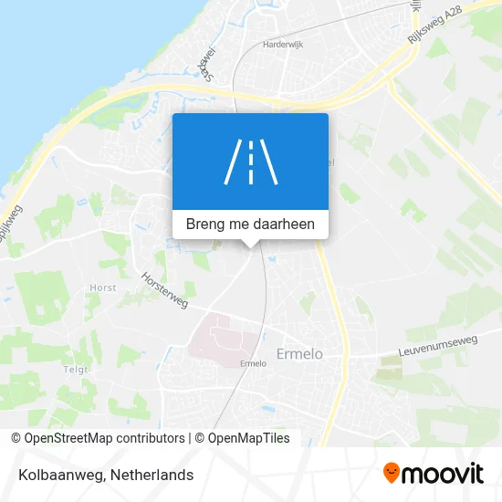 Kolbaanweg kaart