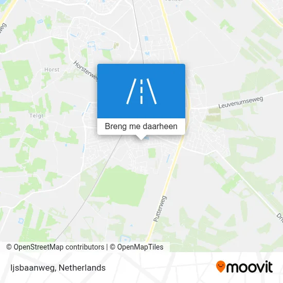 Ijsbaanweg kaart