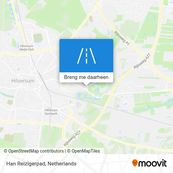 Han Reizigerpad kaart