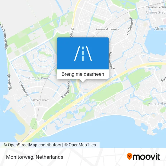 Monitorweg kaart