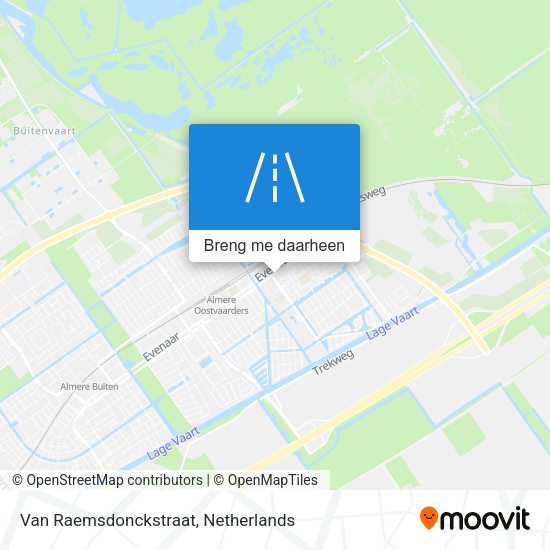 Van Raemsdonckstraat kaart