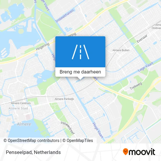Penseelpad kaart