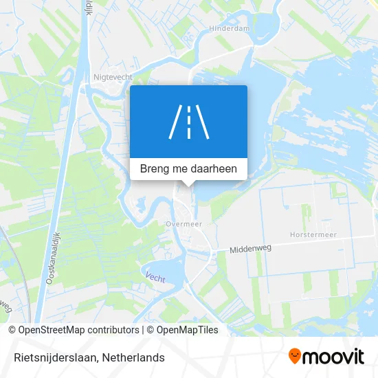 Rietsnijderslaan kaart