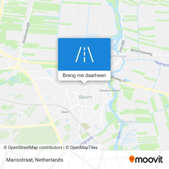 Marisstraat kaart