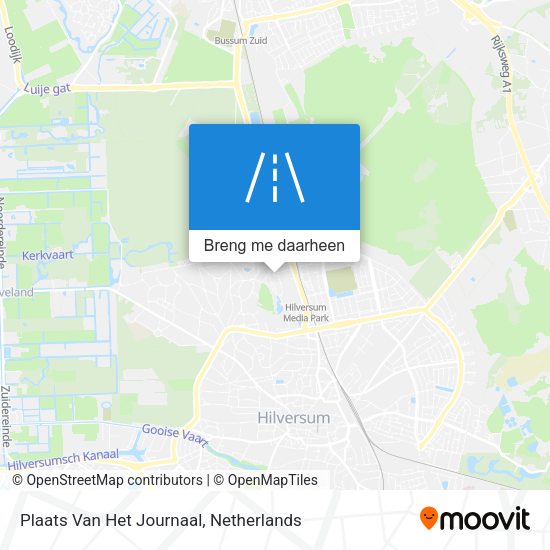 Plaats Van Het Journaal kaart