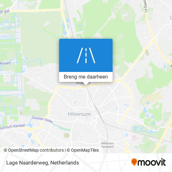 Lage Naarderweg kaart