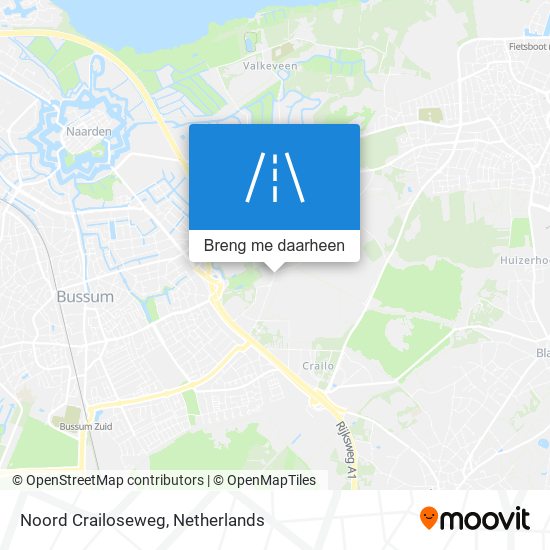 Noord Crailoseweg kaart