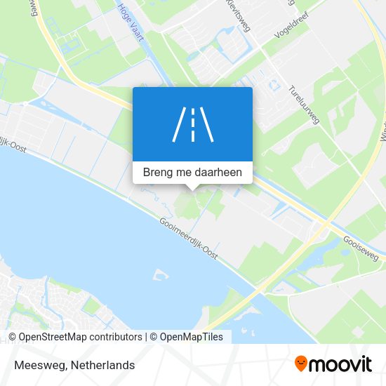 Meesweg kaart