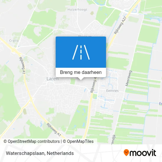 Waterschapslaan kaart