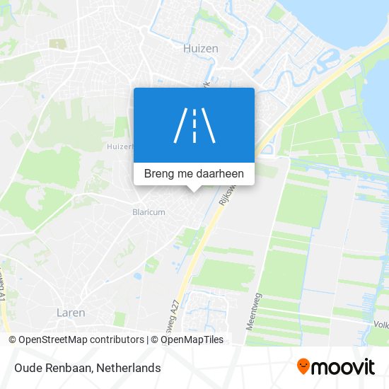 Oude Renbaan kaart