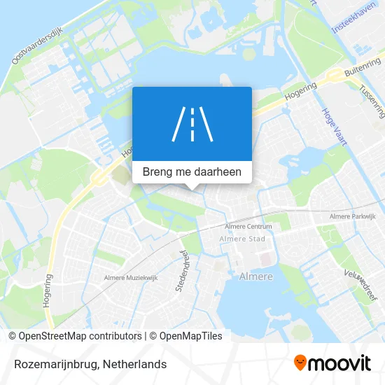 Rozemarijnbrug kaart