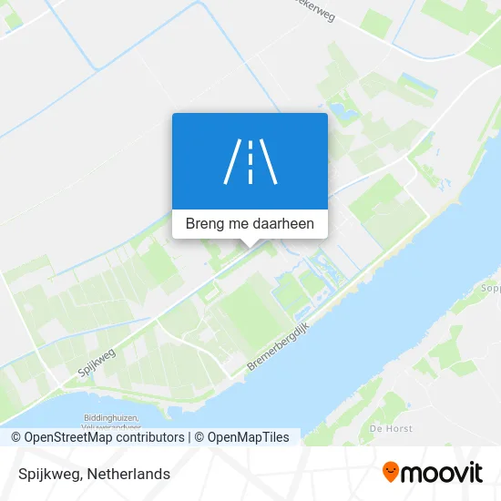 Spijkweg kaart