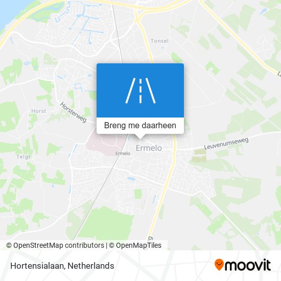 Hortensialaan kaart