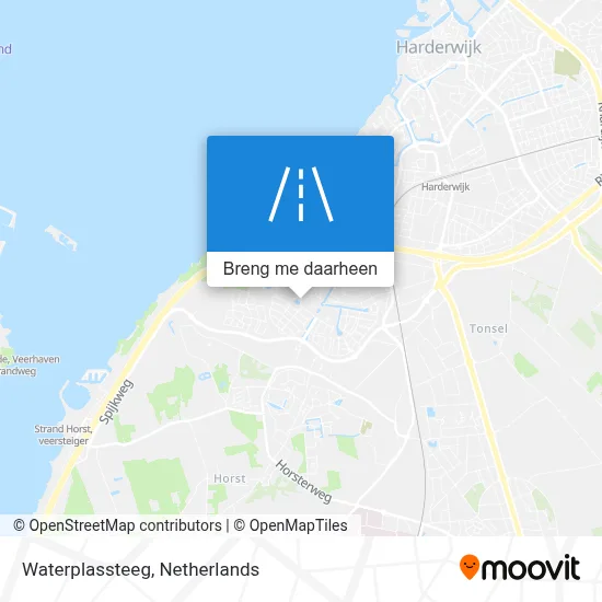 Waterplassteeg kaart