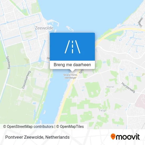 Pontveer Zeewolde kaart