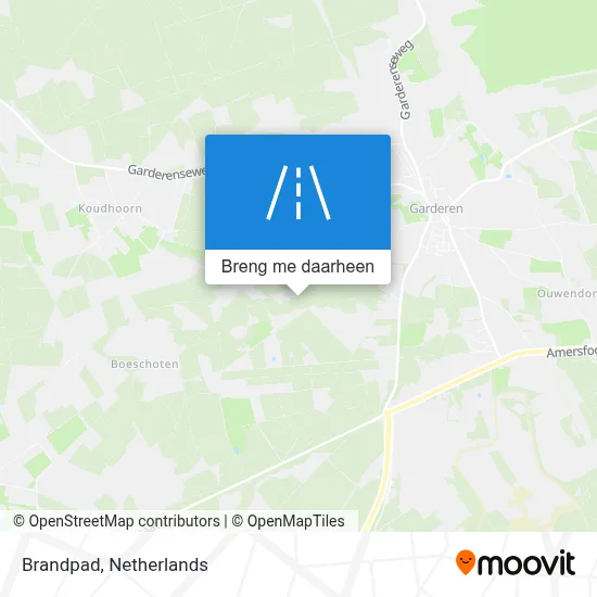 Brandpad kaart