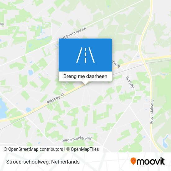 Stroeërschoolweg kaart