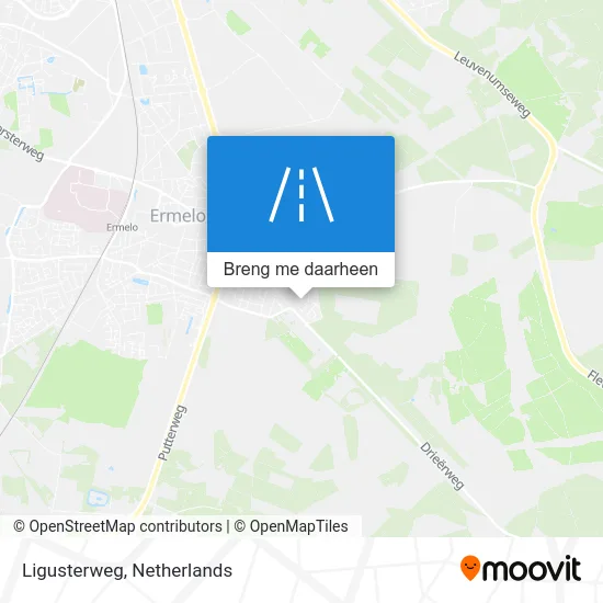 Ligusterweg kaart