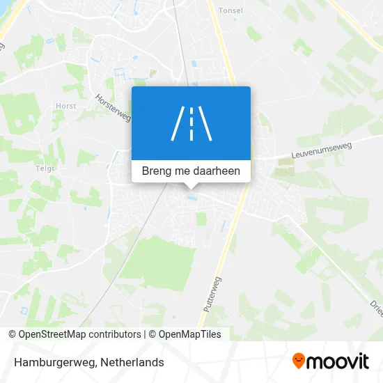 Hamburgerweg kaart