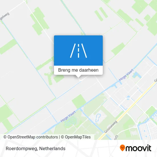 Roerdompweg kaart