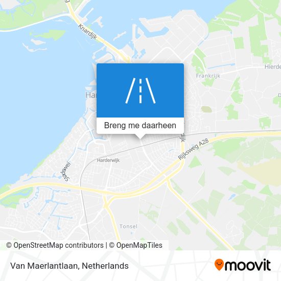 Van Maerlantlaan kaart