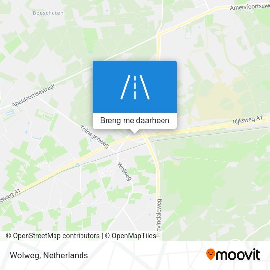 Wolweg kaart