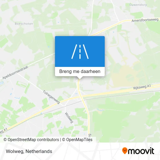Wolweg kaart