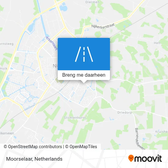 Moorselaar kaart