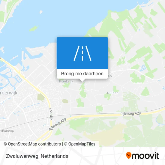 Zwaluwenweg kaart