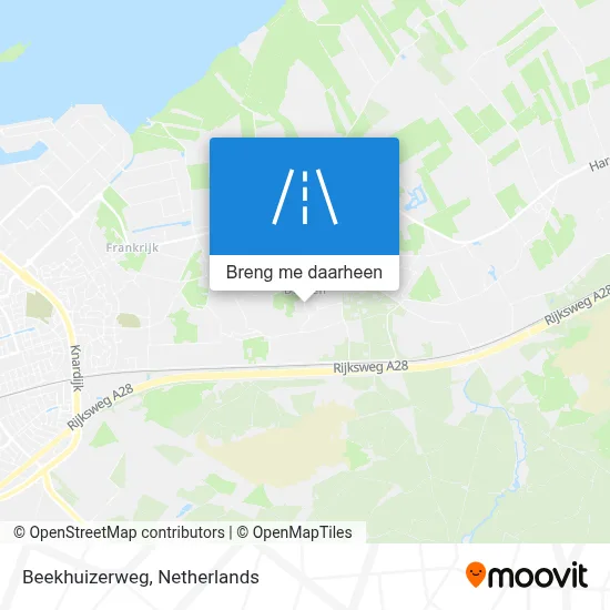 Beekhuizerweg kaart