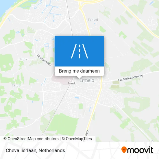 Chevallierlaan kaart