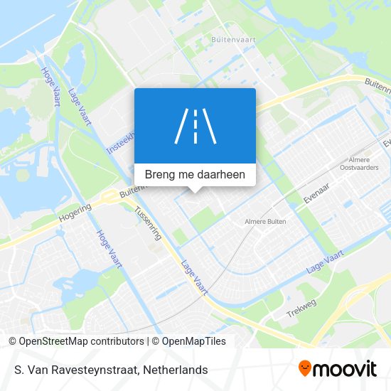 S. Van Ravesteynstraat kaart