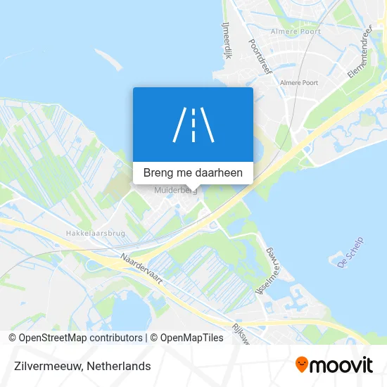 Zilvermeeuw kaart