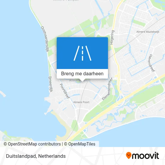 Duitslandpad kaart