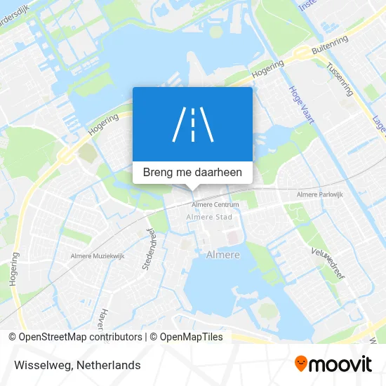 Wisselweg kaart