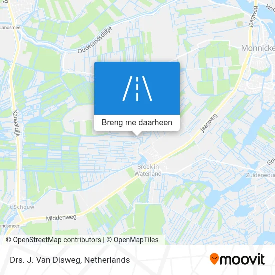 Drs. J. Van Disweg kaart