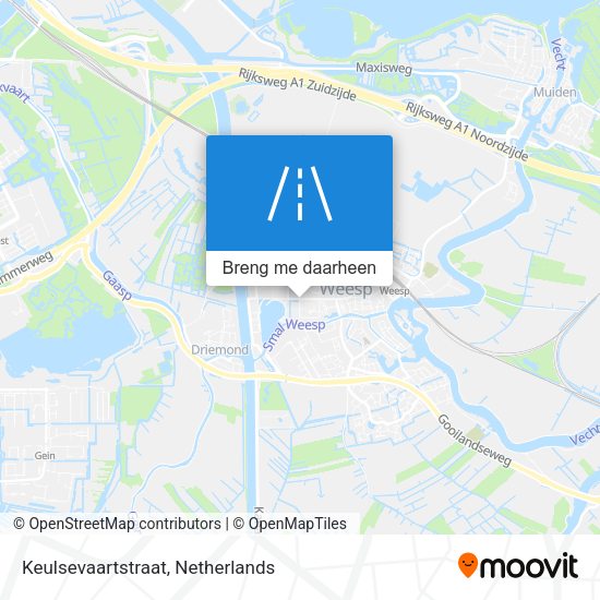 Keulsevaartstraat kaart