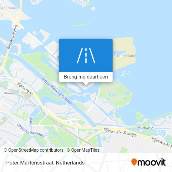 Peter Martensstraat kaart