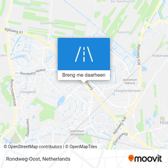 Rondweg-Oost kaart