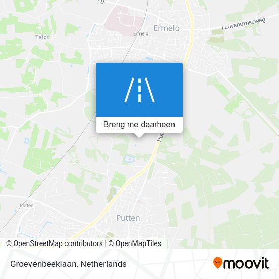 Groevenbeeklaan kaart