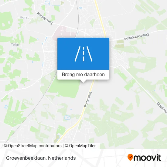 Groevenbeeklaan kaart