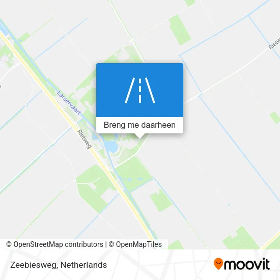 Zeebiesweg kaart
