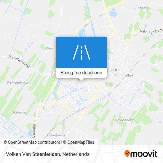 Volken Van Steenlerlaan kaart