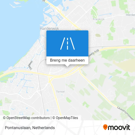 Pontanuslaan kaart