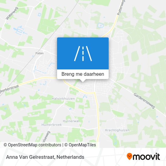 Anna Van Gelrestraat kaart