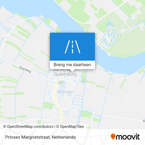 Prinses Margrietstraat kaart