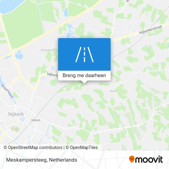 Meskampersteeg kaart
