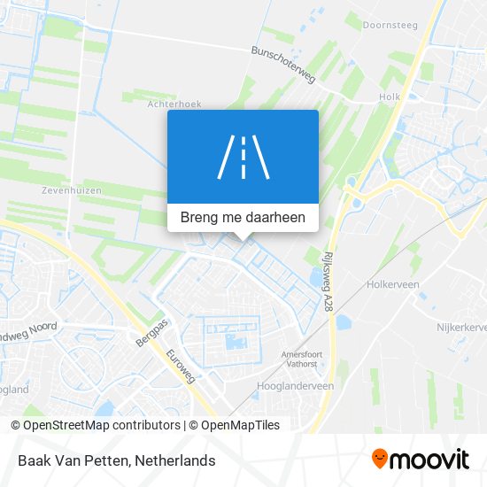 Baak Van Petten kaart