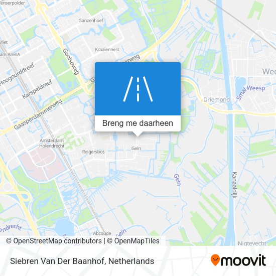 Siebren Van Der Baanhof kaart