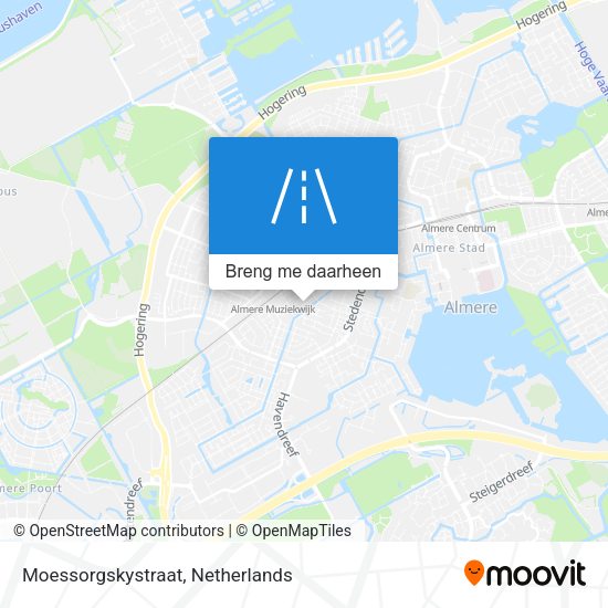 Moessorgskystraat kaart